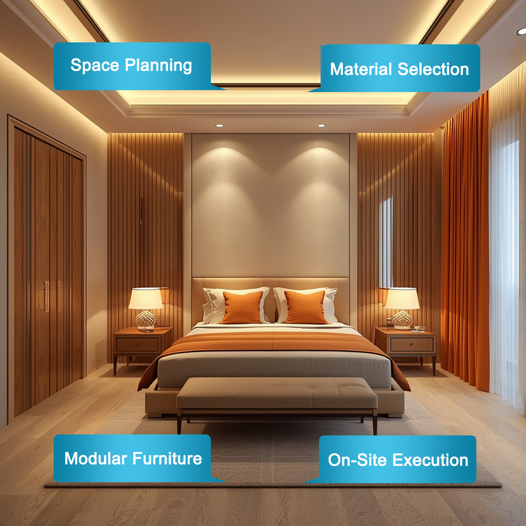 Design Effects interior design project about us section